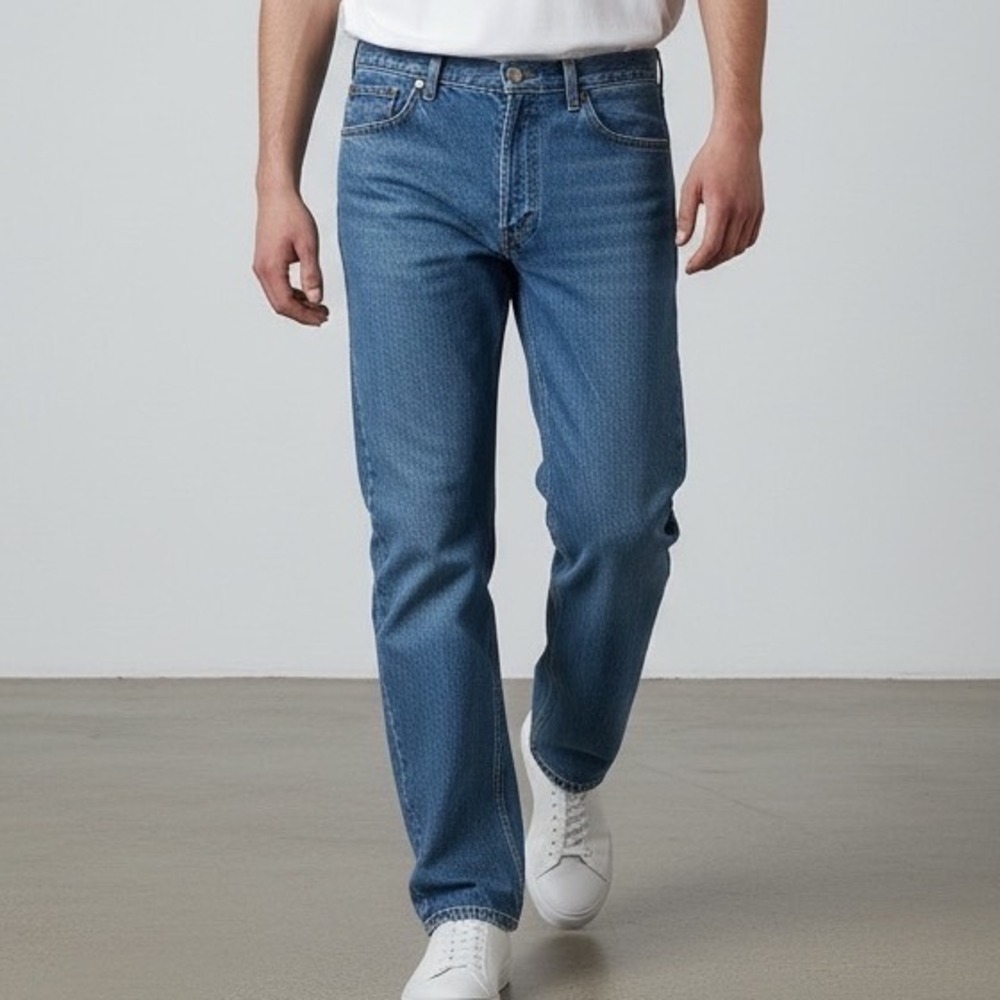 Carhartt Mens B17 DST Relaxed‎ Fit Tapered Leg Jeans Blue Denim 40x32 4558